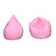 thumbnail image 1 of 2 piezas bolsa de frijoles de almacenamiento de animales de peluche impermeable cubierta rosa, 1 of 3