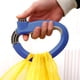 thumbnail image 2 of Bolsa de plástico para compras, con asa y cierre de seguridad (azul), 2 of 5