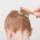 thumbnail image 3 of Cepillo de pelo Haakaa, cepillo de madera para bebés, cerdas de lana suave, 3 of 6