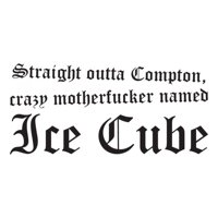 Rienda Libre Graphics - Decomural Straight Outta Compton Ice Cube Nwa Ws-40988