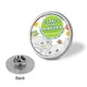 thumbnail image 3 of Jorge y Marta-Theme Round Button Badge: Premium Metal Construction, Ideal for High-End Events 2.8 cm, 3 of 6
