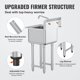 thumbnail image 4 of Fregadero Prep & Utility VEVOR de acero inoxidable con 1 compartimento, 4 of 9