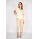 thumbnail image 4 of Polera Rayas Lurex Sofía Beige/Blanco beige L, 4 of 5