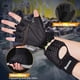 thumbnail image 5 of Guantes de levantamiento de pesas transpirables sin dedos para gimnasio, 5 of 6