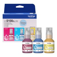 Brother - Botella De Tinta Original Btd100Cl3Pk Cian Magenta Amarillo