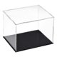 thumbnail image 1 of Uxcell Caja de Exhibición Acrílica Transparente Caja de Protección a Prueba de Polvo Cubo Vitrina para Coleccionables 20x15x15cm, 1 of 7