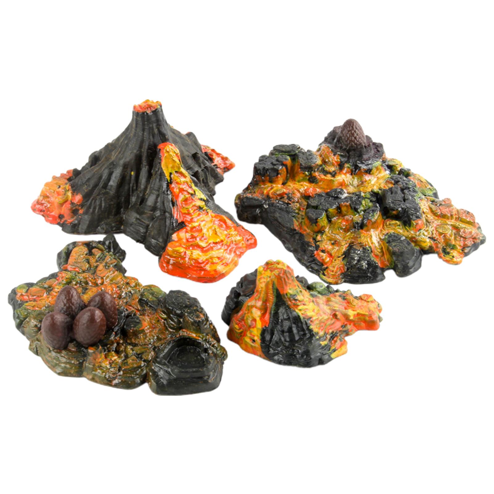 Magideal - Modelo Erupción, Diseño De Mesa De Arena, Aprendizaje De Ciencia Divertido, Paisaje Artificial, Minijuego De Dinosaurio Ico Estilob