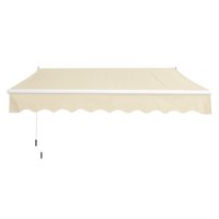 Vincenzi - Toldo Con Brazo Retractil Terrazas 3X2.5 Mts Beige
