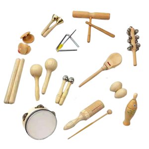 Magideal - 13X Instrumentos Musicales Para Niños Pequeños Juego De Juguetes Para Niños Percusión Para Bebés