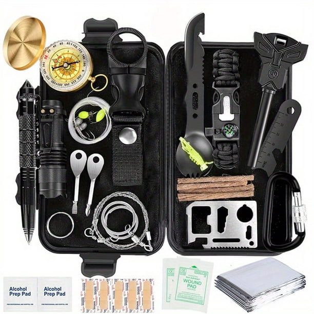 40-in-1 Survival Kit: The Perfect Outdoor Gift for Dad, Husband, Boyfriend, or Any Adventurer!