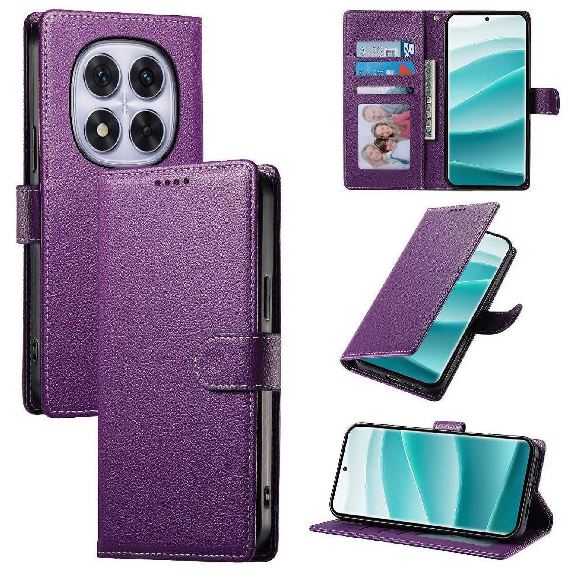 Funda Para Foxdock Xiaomi Redmi Note 14 Pro Plus 5G– Cuero Premium, 3 Ranuras Para Tarjetas, Protección Contra Impactos