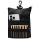 thumbnail image 2 of Bolsa de golf Accesorios Bolsas de bolsillo de objetos de valor Multi bolsillo Gancho de cremallera para hombres Mujeres Bolsillo de cremallera, clip de engranajes (negro), 2 of 3