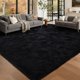 thumbnail image 1 of ALFOMBRA simpWalnut 122x152 cm negro tie‑dye esponjosa, 1 of 9