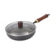 thumbnail image 4 of Olla Wok De Hierro Para Freír, Apta Para Todo Tipo De Cocinas, Sin Revestimiento, Diámetro De 28 Cm, Con Tapa, 4 of 5