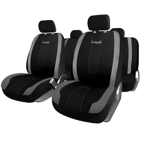 B-Equip - Fundas Cubreasiento Universal Negro Adv1462 - Sp