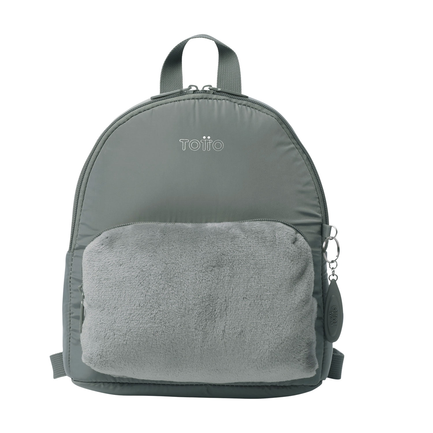 Mochila Urbana Juvenil Panamá Pequeña Gris Para Mujer Totto