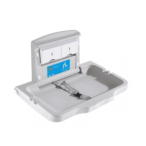 Genérico - Mudador Para Baño Público Cambiador De Pañales Bebé, Gris