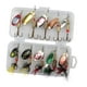 thumbnail image 4 of 10 Señuelos de Pesca Spinnerbait Señuelos de Metal Duro en Línea Spinnerbaits con Caja de Aparejos Señuelos de Trucha Surtidos para Salmón Walleye Bas Estilo A, 4 of 5