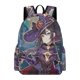 thumbnail image 1 of Genshin Impact: Mona Chica Anime-theme Backpack, Campus style schoolbag Bookbag with Adjustable Shoulder Straps And Large Zip Compartment, Unisex Travel Bags.42x30x15cm, 1 of 6