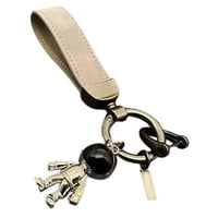 Ioensy - Coche Llavero Decoración Moda Llavero Clip Para Bolso Monedero Cartera Gris