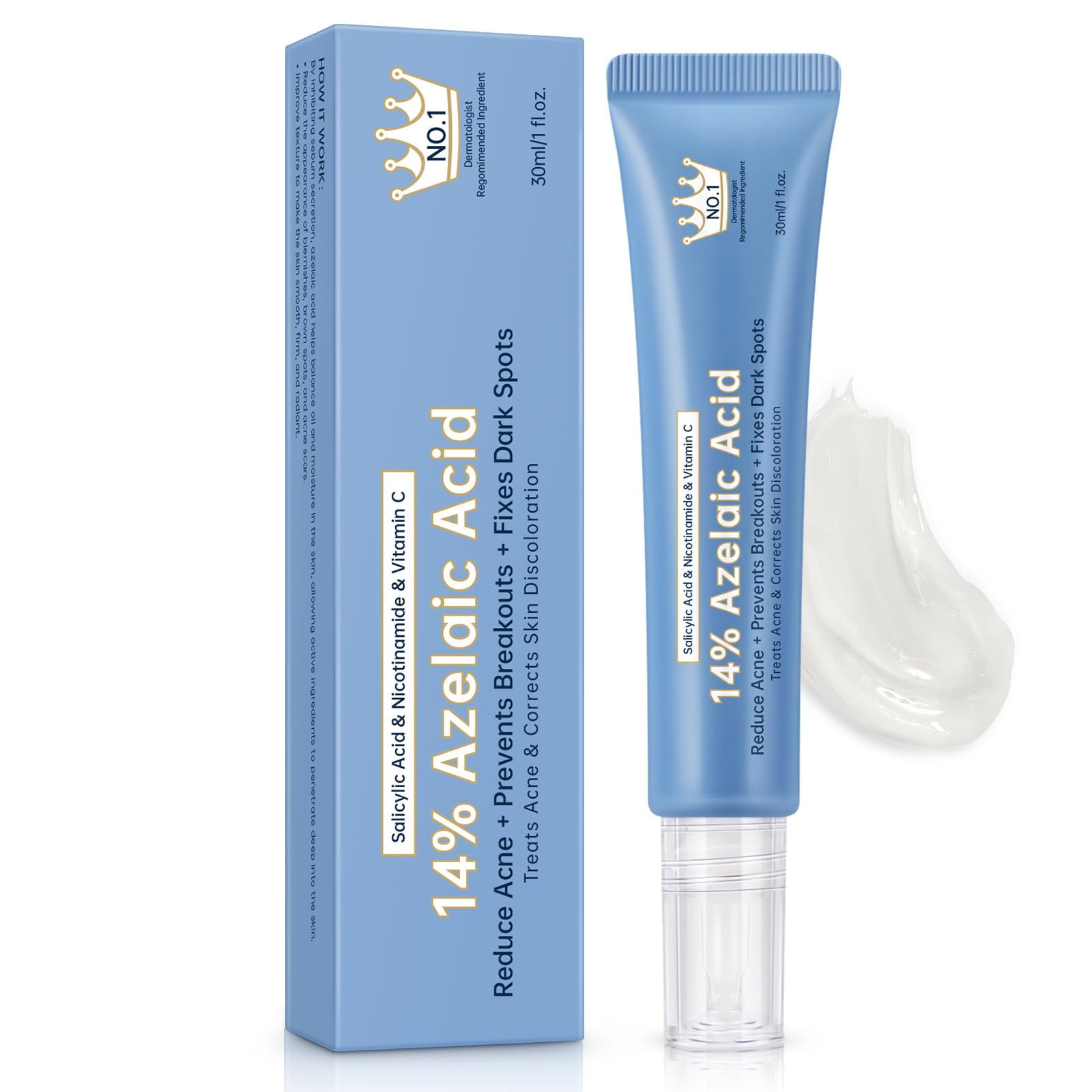 Crema Para El Acné Mopayzer Ácido Azelaico 14% Con Niacinamida 30 Ml