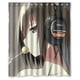 thumbnail image 1 of Cortina de ducha de Anime It, cabello negro, ojos marrones, caramelos, cómics, chicas, juego de cortina de baño con ganchos, tamaño 60 x 72 pulgadas, 1 of 3
