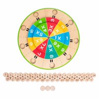 Magideal - 99 Mesa Giratoria De Multiplicación, Rueda De Multiplicación, Juguete, Herramienta De Aprendizaje, Iluminación De Multiplicación Para Niños En El Aula