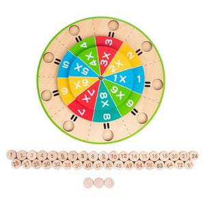 Magideal - 99 Mesa Giratoria De Multiplicación, Rueda De Multiplicación, Juguete, Herramienta De Aprendizaje, Iluminación De Multiplicación Para Niños En El Aula
