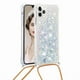 thumbnail image 4 of Funda FOXDOCK para iPhone 11 Pro Max con Cuerda Ajustable, Brillo Líquido, Protección Antigolpes y Lente – Ideal para Regalo, 4 of 6