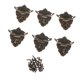 thumbnail image 2 of 6x Joyería de bronce antiguo Caja de madera Cerradura de cerrojo Cerrojo decorativo Hebilla Perno, 2 of 5