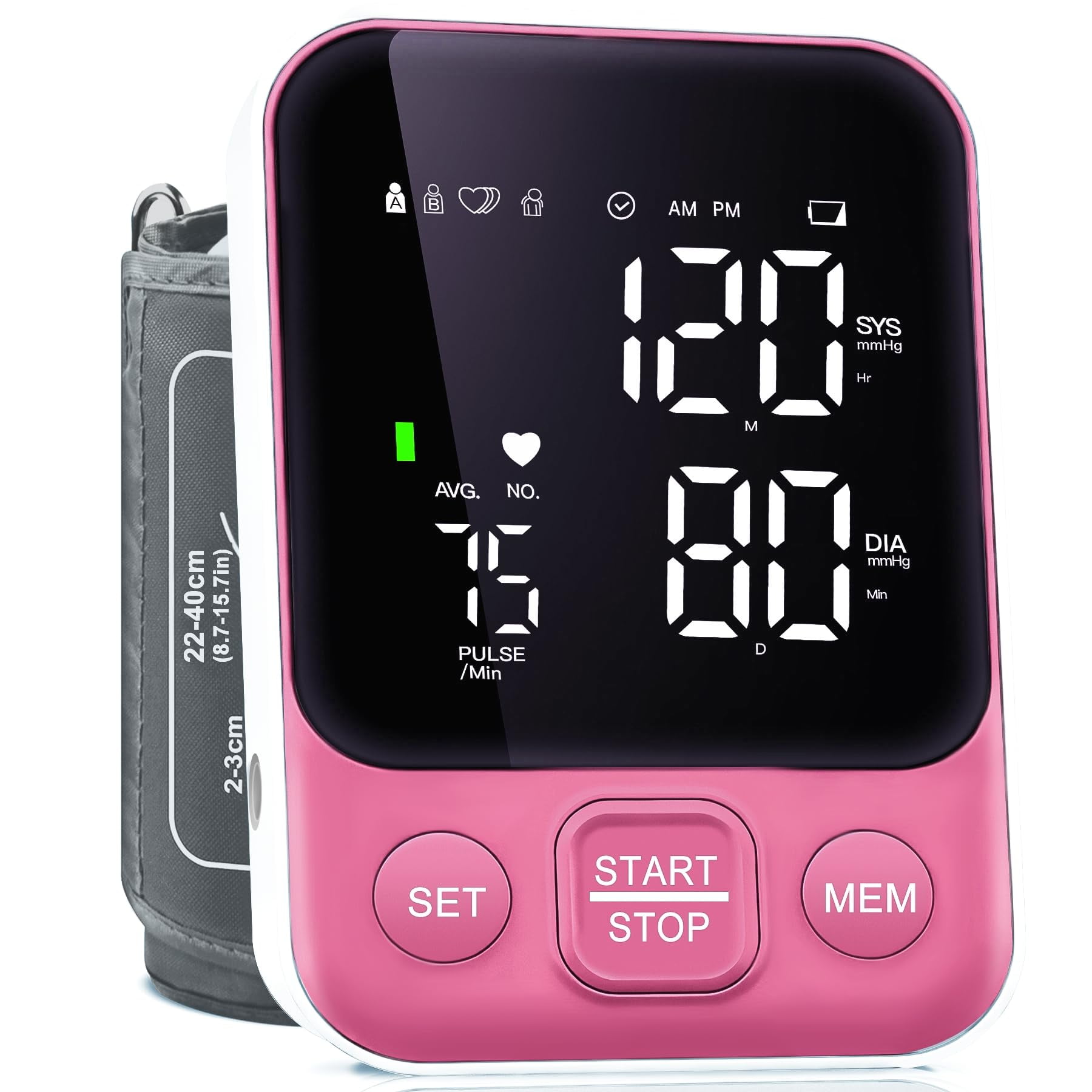 Monitor De Presión Arterial Oklar Upper Arm Con Memoria De 240 Lecturas
