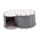 thumbnail image 3 of Cama Túnel Para Gatos, Transpirable, Con Cubierta Extraíble, Cueva Para Gatos Con 2 Agujeros, Color Gris Claro, 3 of 5