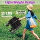 thumbnail image 4 of Carrito plegable tipo wagon Yollber, capacidad de 127 kg, negro, 4 of 9