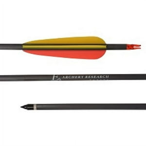 Ek Archery Research - Flecha Arco, Aluminio, Punta Intercambiable, 79 Cms, 35 Grs