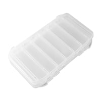 Magideal - Caja De Señuelos De Doble Cara, Bandeja De Almacenamiento De Aparejos, Gran Capacidad, Multifunción, Estuche De Almacenamiento De Equipo De Pesca, Con 19.5X11.5X3.5Cm