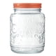 thumbnail image 1 of Canister 900ML 2 Piezas Vidrio Tapa Naranjo, 1 of 2