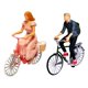 thumbnail image 1 of 1/64 Figuritas De Personas Peque?as Personas Montando En Bicicleta Modelo Azul Oscuro Y Rosa, 1 of 5