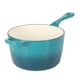 thumbnail image 4 of Sartén Crock-Pot de hierro fundido esmaltado de 3 litros con tapa, color verde azulado degradado, 4 of 5