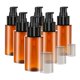 thumbnail image 5 of 6Pcs 60ml Aceite esencial Cuerpo Agua Loción Botella Cosméticos Sub-Botella Marrón, 5 of 5