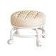 thumbnail image 3 of Taburete giratorio de 360 degree, asiento de trabajo portátil, silla baja con ruedas silenciosas para cocina casera , beige, 3 of 5