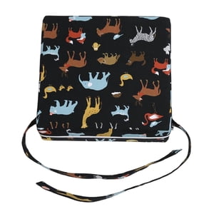 Bothyi - Silla De Comedor Portátil Cojín Elevador Silla De Bebé Asiento Animal Negro