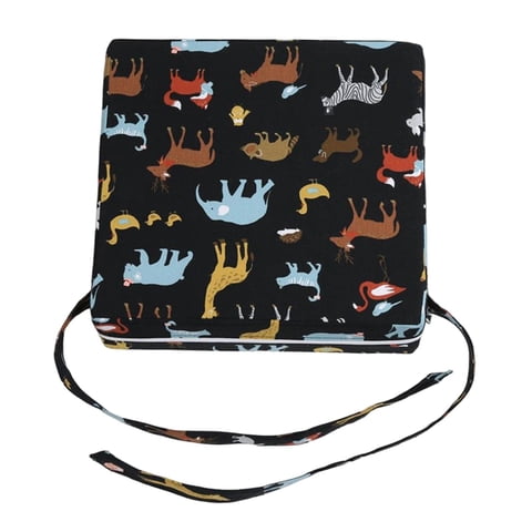 Bothyi - Silla De Comedor Portátil Cojín Elevador Silla De Bebé Asiento Animal Negro