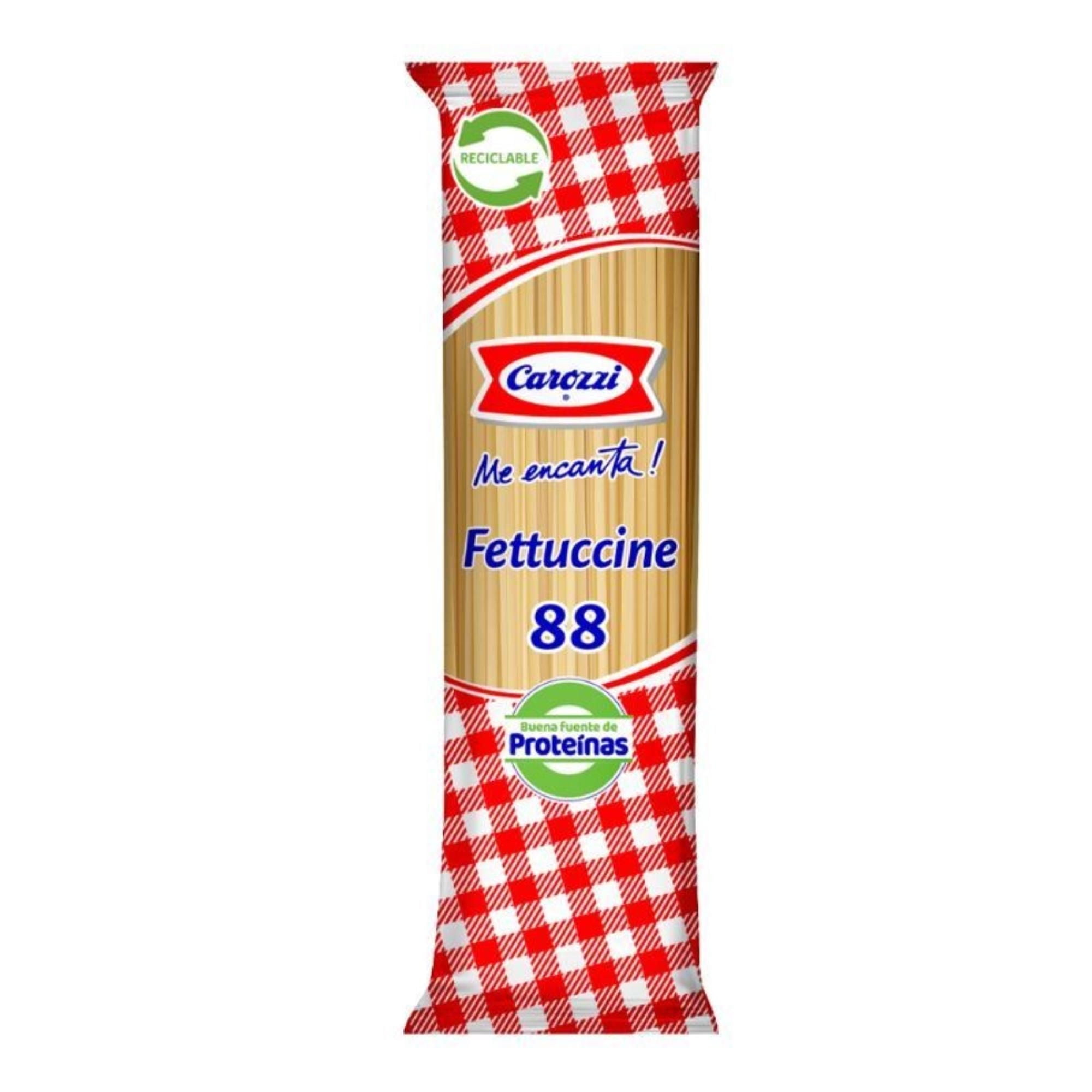 Fideo Pasta Fettucinne N°88 Bolsa 400 g Carozzi