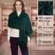 thumbnail image 2 of Chal RUI VTRON Grande Verde 203 cm – Bufanda de Invierno, 2 of 7