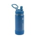 thumbnail image 2 of Set de 2 termos para botellas de acero inoxidable, 473 ml, color blanco/azul, 2 of 3