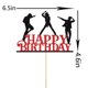 thumbnail image 2 of Adorno para pastel Naicaek Dance King Cumpleaños Jazz, 2 of 7