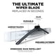 thumbnail image 2 of Wiper Blade Clix Wipers 18 Silicone Plus Repelente de lluvia, 2 of 6