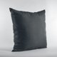 thumbnail image 3 of Cojín decorativo Plutus Brands de terciopelo brillante negro 50 x 65 cm, 3 of 5