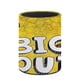 thumbnail image 3 of Big Mouth-theme Cylinder Pen Holder Pencil Organizer with Flannel Lining PVC Leather Material Cardboard Base for study work 10*8CM, 3 of 6