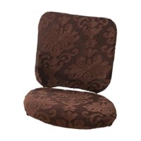 Magideal - Funda Protectora Para Silla De Oficina, Funda Protectora Universal Para Silla Giratoria, De Asiento Para , Marron Oscuro